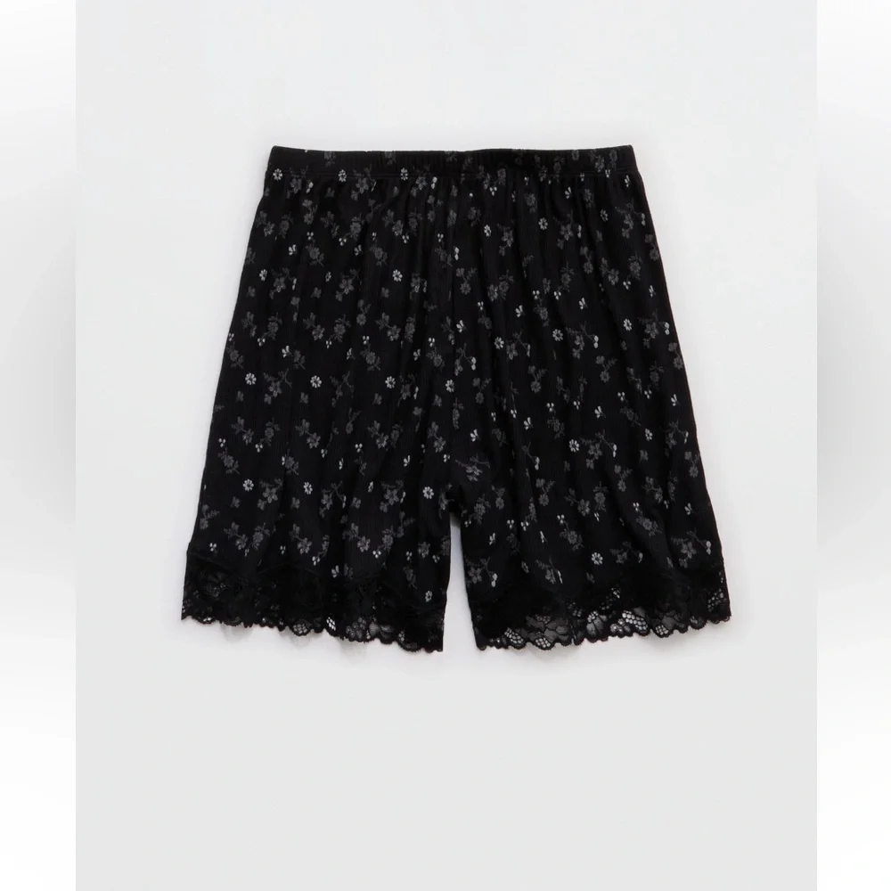 Aerie Soft Rib Lace Boxer - Picture 4 of 5